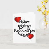 Carte Happy Patient Recognition Day (Fleur jaune)