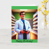 Carte Happy Pharmacist (Fleur jaune)