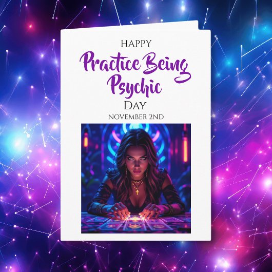 Carte Happy Practice being Psychic Day! Nov 2nd