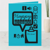 Carte Happy Retirement 3 It's Time Big Greeting Card (Devant)