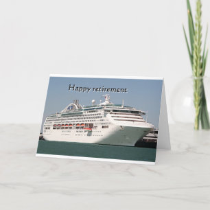 Carte Happy retirement : cruise ship 2
