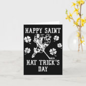 Carte Happy Saint Hat Tricks Day St Patricks Day Funny (Fleur jaune)