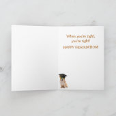 Carte Happy Smart Corgi Graduation (Intérieur)