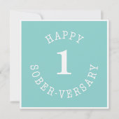 Carte Happy Sober-versary (Devant)