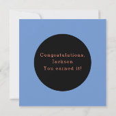 Carte Happy Sober-versary (Dos)