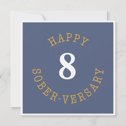 Carte Happy Sober-versary (Devant)