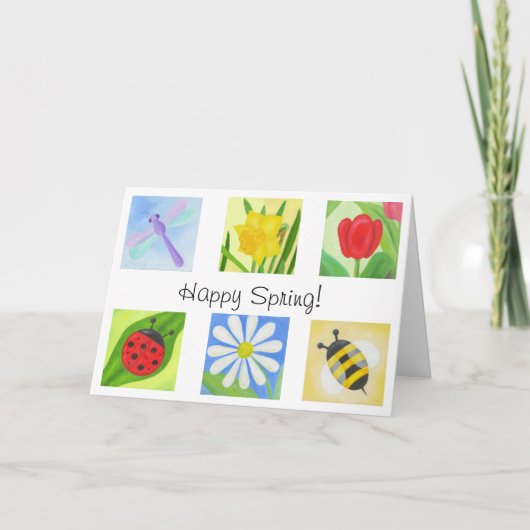 Carte Happy Spring (Devant)