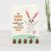 Carte Happy Spring Bunny Greeting Card (Devant)