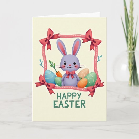 Carte Happy Spring Oval Pattern Card (Devant)