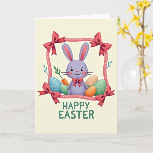 Carte Happy Spring Oval Pattern Card (Fleur jaune)