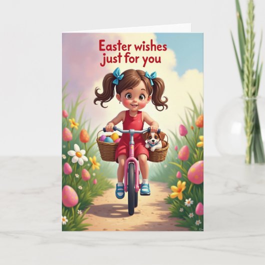 Carte Happy Spring Ride Greeting Card (Devant)
