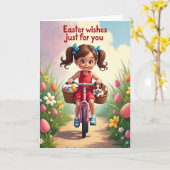 Carte Happy Spring Ride Greeting Card (Fleur jaune)
