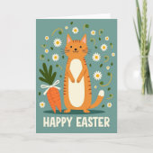 Carte Happy Springtime Feline Card (Devant)