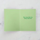 Carte Happy St. "Catrick's" Day St. Patrick's Day Chat (Intérieur)