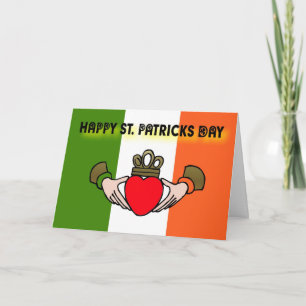 CARTE HAPPY ST LE JOUR DU CLADDAGH PATRICK
