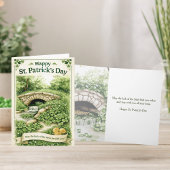 Carte Happy St. Patrick’s Day Card – Green Shamrocks
