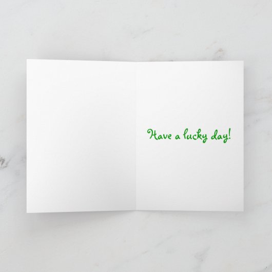 Carte Happy St. Patrick's Day (Intérieur)