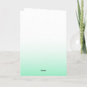 Carte Happy St Patricks Day Green Balloon Fun Typography (Dos)