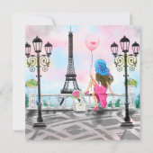 Carte Happy Summer Vacation - I Love Paris - Beautiful (Dos)