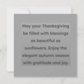 Carte Happy Thanksgiving (Dos)