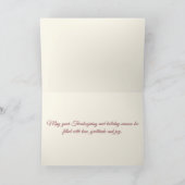 Carte Happy Thanksgiving (Intérieur)