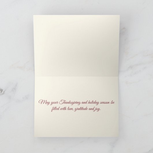 Carte Happy Thanksgiving (Intérieur)