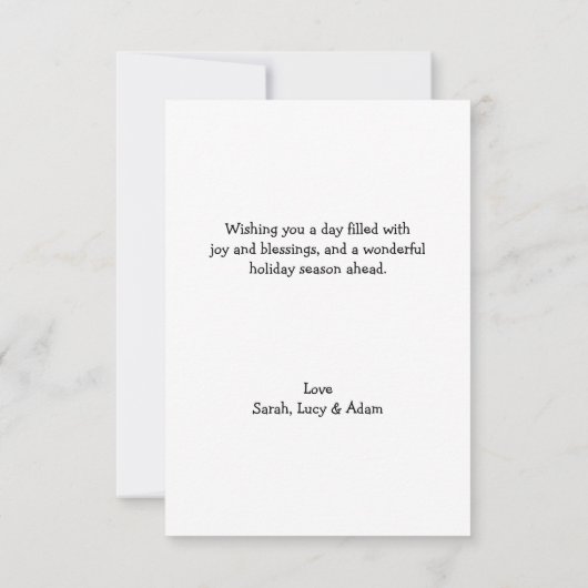 Carte Happy Thanksgiving (Dos)