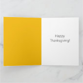 Carte Happy Thanksgiving (Intérieur)