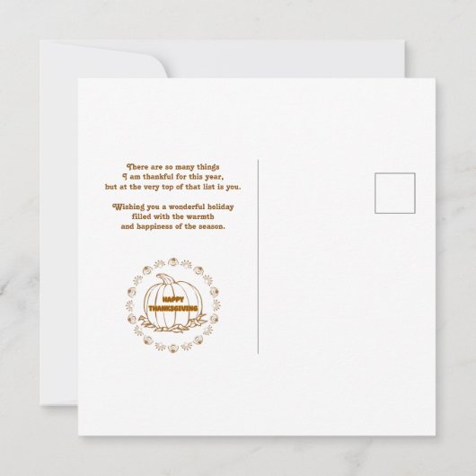 Carte happy thanksgiving (Dos)