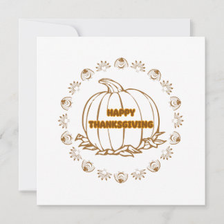 Carte happy thanksgiving