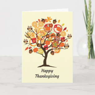 Carte Happy Thanksgiving Card