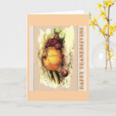Carte Happy Thanksgiving Greeting Card (Fleur jaune)