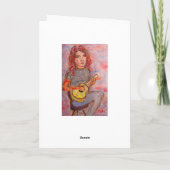 Carte happy ukulele days (Dos)