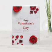 Carte Happy Valentine's Day (Devant)