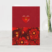 Carte Happy Valentine's Day Card Personalize Name (Dos)