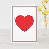 Carte Happy Valentine's Day Design With A Poem (Fleur jaune)