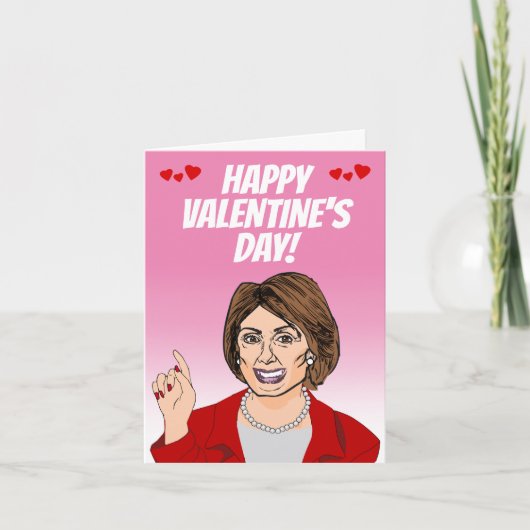 Carte Happy Valentine's Day from Nancy Pelosi (Devant)