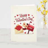 Carte Happy Valentines Day Mailbox Card (Fleur jaune)