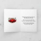 Carte Happy Valentine's Day | Retro Pop Art Vintage (Intérieur)