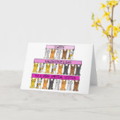 Carte Happy Valentine's Day to Sister (Fleur jaune)