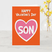 Carte Happy Valentines Son Brush Heart Card (Fleur jaune)