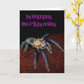 Carte Happybirthday (Fleur jaune)