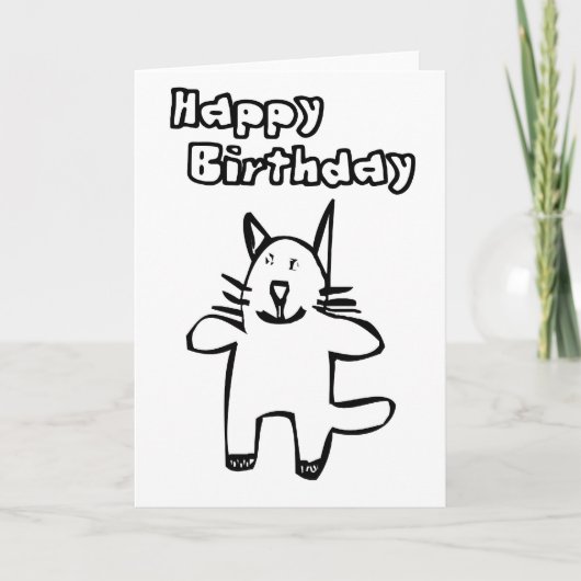 Carte HappyBirthdayKat (Devant)