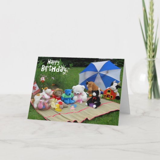 Carte HappyBirthdayPicnic (Devant)