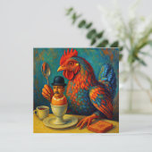 Carte Hard-Boiled Human - Fowl Play at Breakfast (Debout devant)