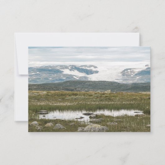 Carte Hardangervidda Norvège (Devant)