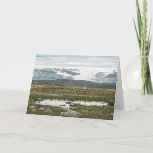 Carte Hardangervidda Norvège (Devant)