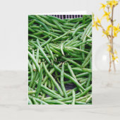 Carte Haricots verts (Fleur jaune)