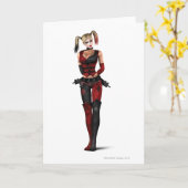 Carte Harley Quinn (Fleur jaune)