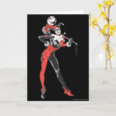 Carte Harley Quinn 4 (Fleur jaune)